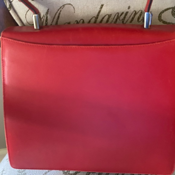 Vintage Salvatore Ferragamo red Italian leather handbag - Picture 14 of 16
